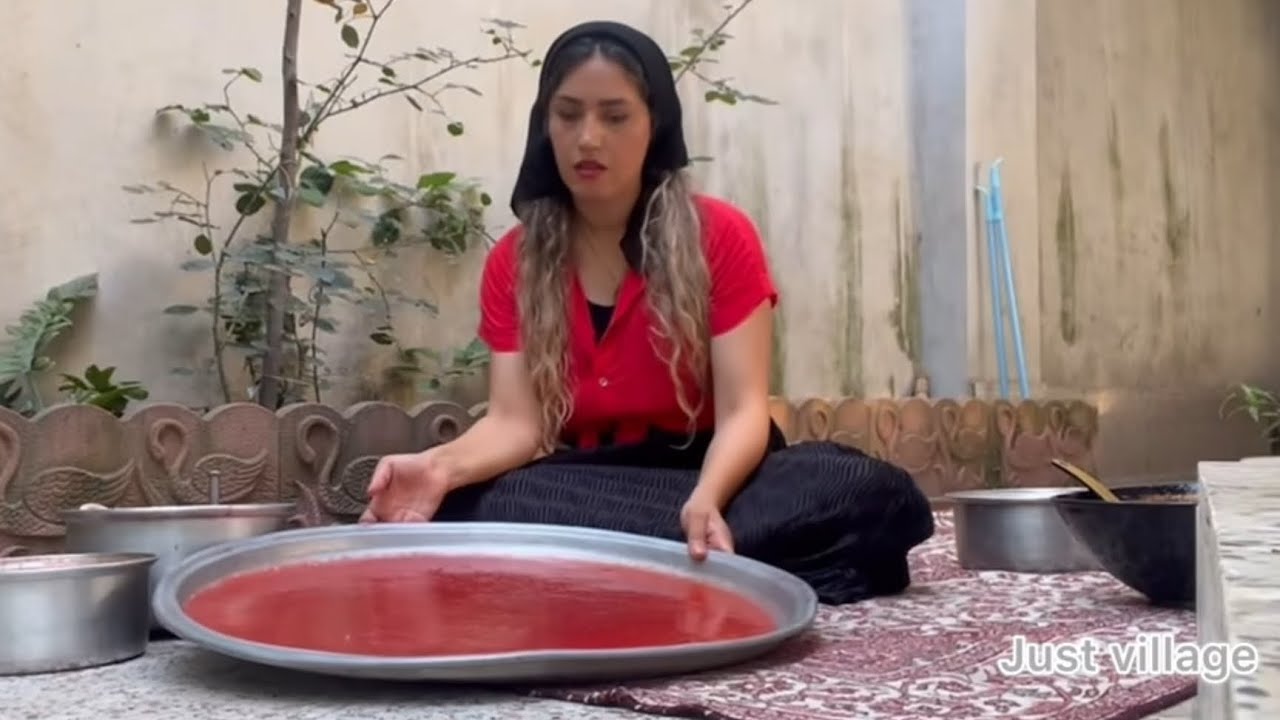 A very delicious fruit dessert on a great day 🍒🍑🍊