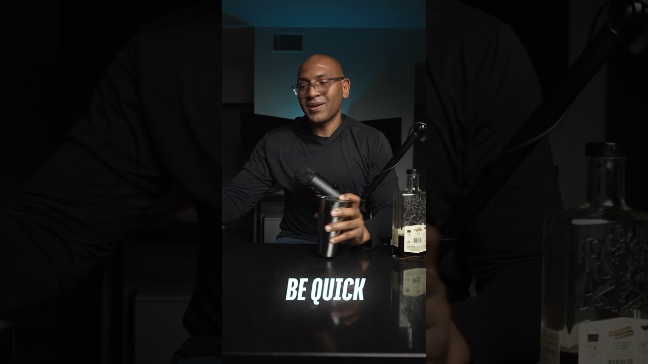 Fancy Martini, Lazy Method (Cold Brew Hack) 