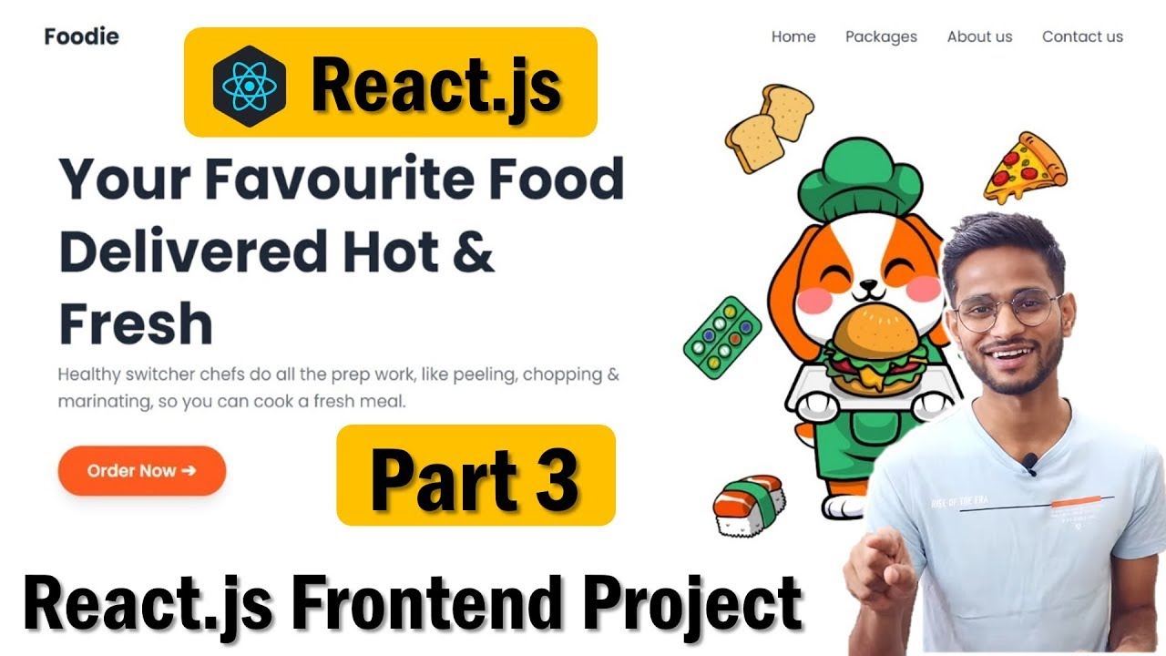 Food Website in React JS | React MUI Setup | React Frontend Project ...