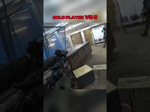 solo player vs 5 #airsoft #fakegun #warzone #w #milsim #airsoftcqb #airsoftfrance #war