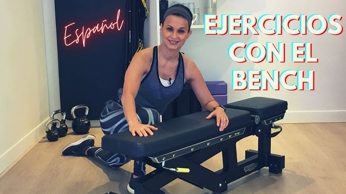 Ejercicio banco  Bench workout, Gym abs, Adjustable weight bench