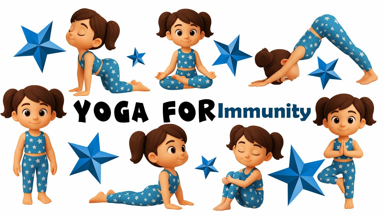 Kids Yoga for Immunity Fun Animal Yoga Poses Yoga for Children’s Health & Focus flexibility