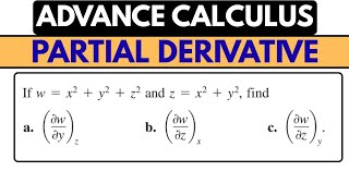 Partial Derivative with Constraint | Advanced Calculus Problem Solved