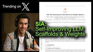 SIA: Self-Improving LLM Scaffolds & Weights