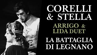 F. Corelli &amp; A. Stella LIVE 1961 È ver? Sei d&#39;altri...T&#39;amai, t&#39;amai (La battaglia di Legnano) IT/EN