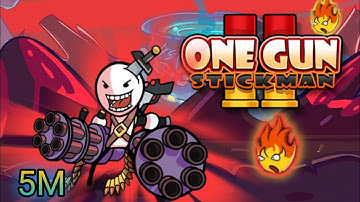 one gun 2: stickman gameplay |walkthrough #1(android,ios)