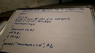 function with no arguments but return value