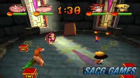 Crash Bash - Jungle Bash in Keg Kaboom (Crystal Challenge)