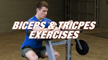 Body-Solid GCBT380 Cam Series Biceps & Triceps Machine (Exercises)