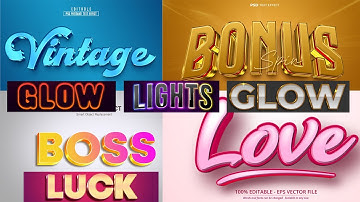 3D Text Effect Photoshop Premium Psd Mockup  PART 5 | Free Download