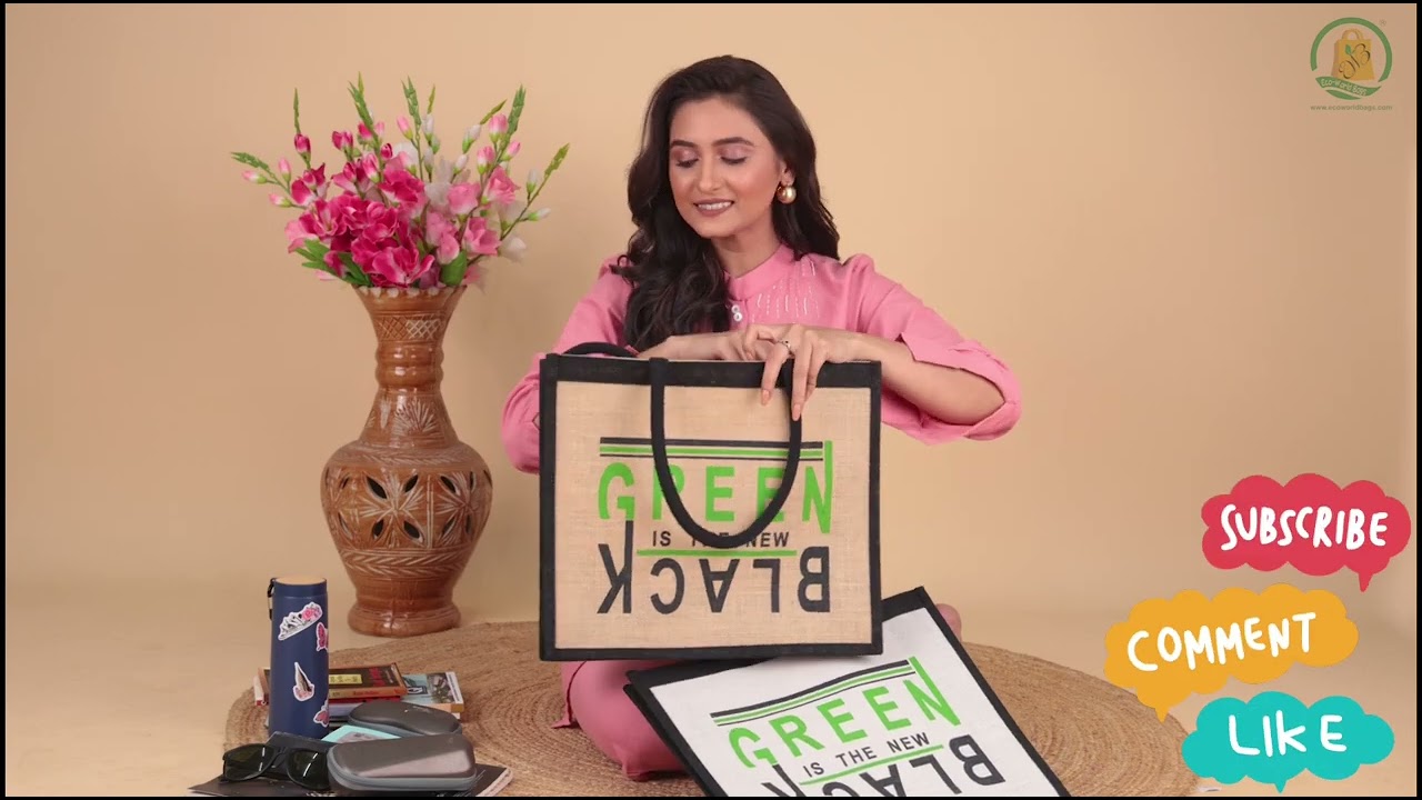 Long-Lasting, Multipurpose Reusable Jute Shopping Bag