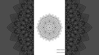 Information Mandala Adult Coloring Book - Relaxing Coloring Book - A4 Coloring Book News