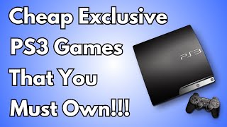 Cheap Exclusive PS3 Games You Must Own!!!