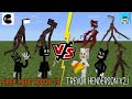 Siren Head & Cartoon Cat V3 [Bendythedemon18] VS Trevor Henderson Creatures v2 [JPGYT] Minecraft PE
