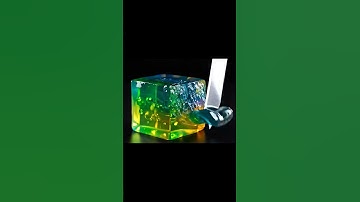 "Slicing Minecraft Slime Blocks 💚🔪 | Gooey AI ASMR Triggers"