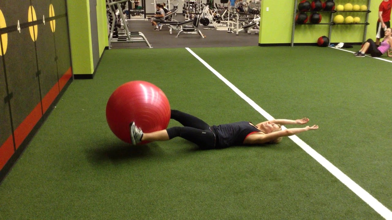 Stability Ball V Ups YouTube
