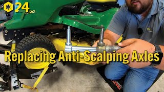 When and How to Change Anti Scalping Wheel Axles on your Mower by 247Parts 1,547 views 10 months ago 6 minutes, 26 seconds