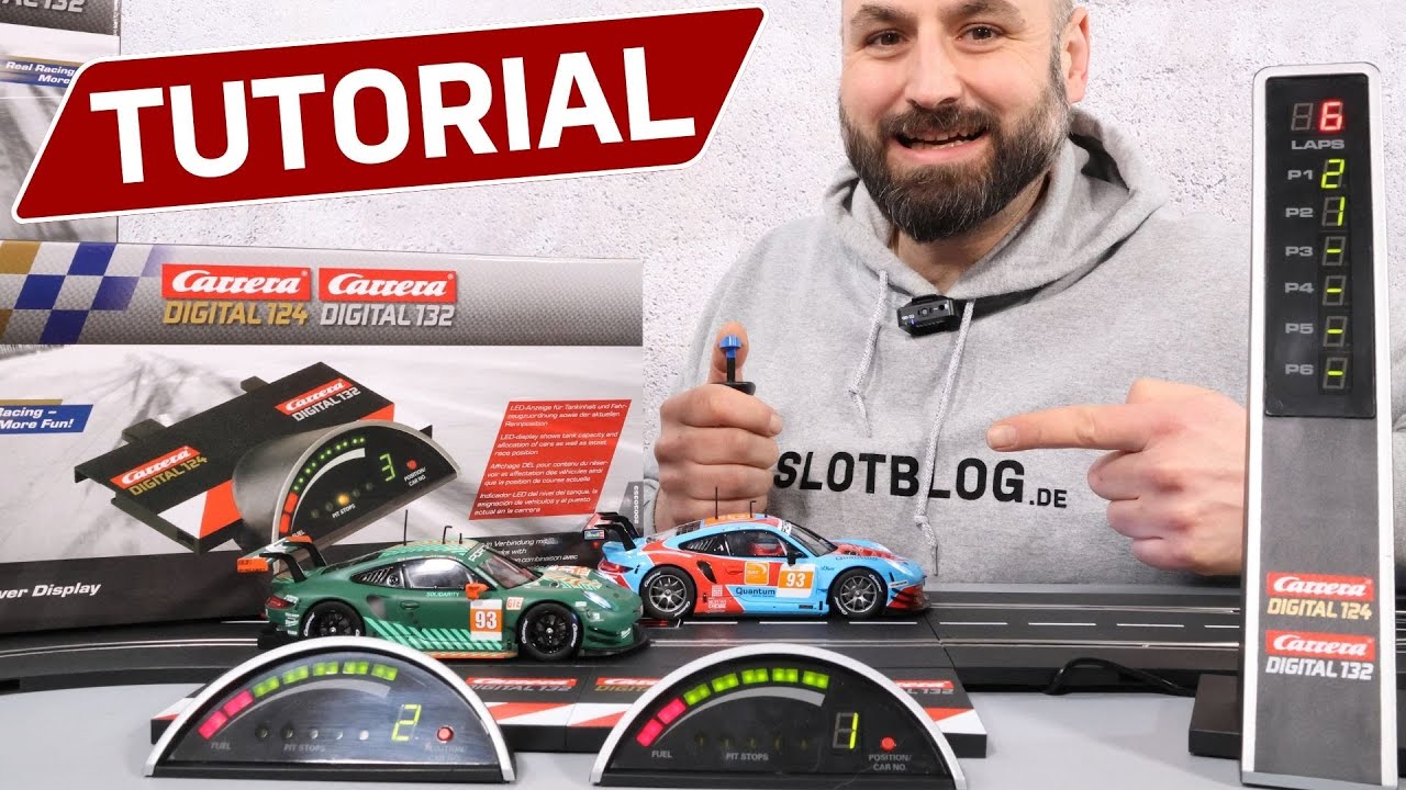 Carrera Digital Position Tower and Driver Display - Setup and Test