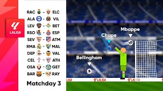 Real Madrid vs Malaga FC - Laliga 2026/27 Matchday 3 | Beat The Keeper Marble Race screenshot 2