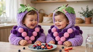Baby's First Fruit and Vegetables 🍎 | Baby Giggles | Educational Video For Babies 👶