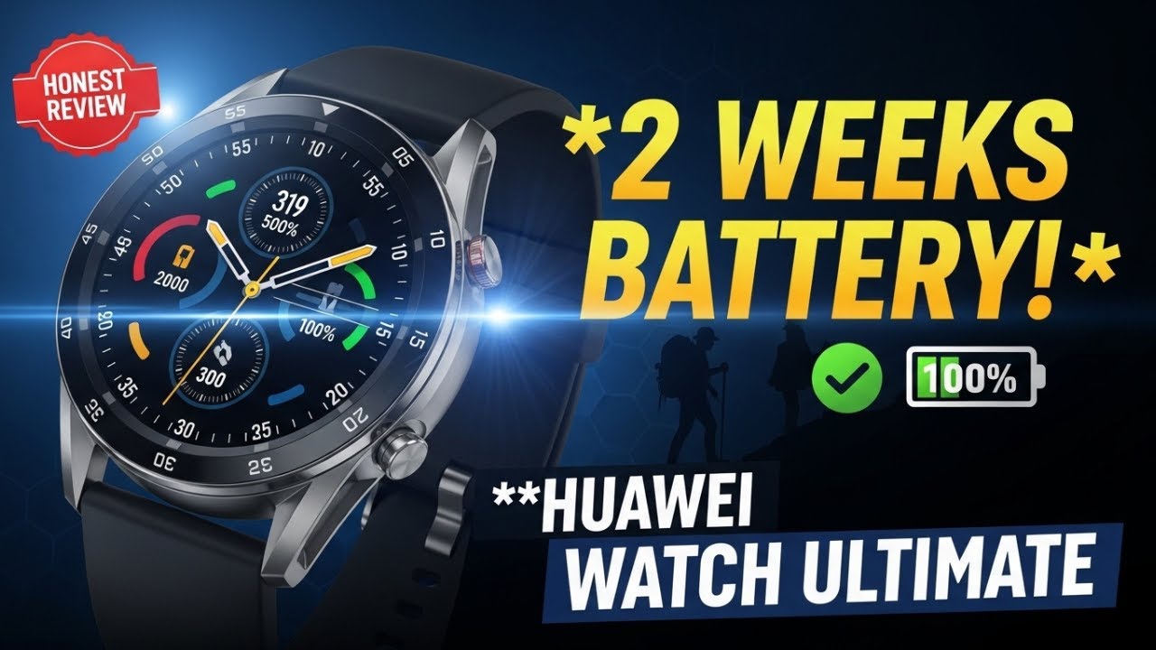 Huawei Watch Ultimate Review: 2 Week Battery Life TESTED!