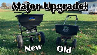 A Commercial Spreader Vs. A Big Box Store Spreader [Spyker SPY80 Compared to Scott’s Pro]