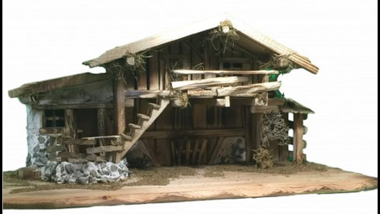 German Handmade Christmas Creche
