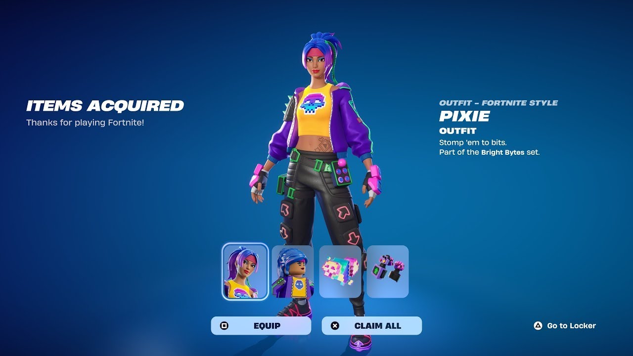 Fortnite New Pixie Skin + Showcase (Fortnite Battle Royale) - YouTube