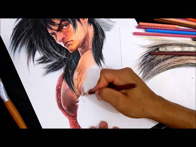 Como Desenhar o Goku SSJ Realista │ How To Draw Goku 