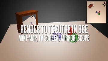 How to set up render to texture in BGE