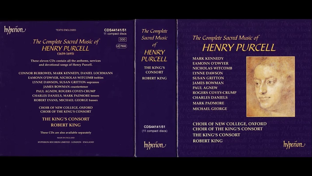 【中古】 Sacred Music H．Purcell The Complete Sacred Music of Henry Purcell (1659-1695) - YouTube