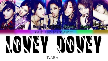 T-ARA - Lovey Dovey (Han/Rom/Eng) Color Coded Lyrics
