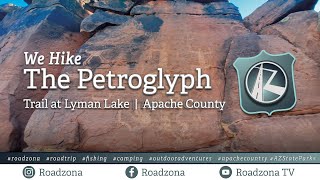 We hike the Petroglyph Trail  | Outdoor Adventure & fun in the sun | Apache County @ Lyman Lake