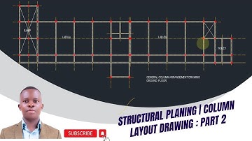 General Arrangement Drawing (GA drawing) | Column Layout | Column Orientation |Promo