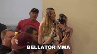 Chael Sonnen flirts with sexy reporter at press conference screenshot 2