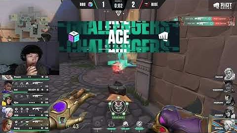 Sinatraa reacts to Ex-100T Boi crazy ace in VCT