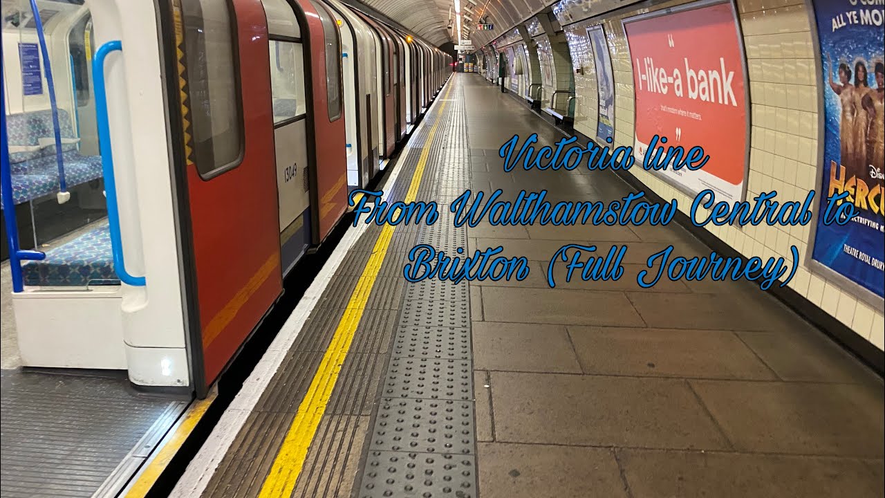 London Underground Victoria line from Walthamstow Centre to Brixton | Full Journey 