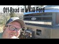 Off Roading a V10 Ford truck. Bad MPG. Might have broken it.