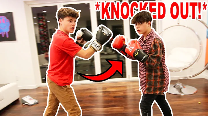 BOXING GAVIN MAGNUS! *KNOCKED OUT*