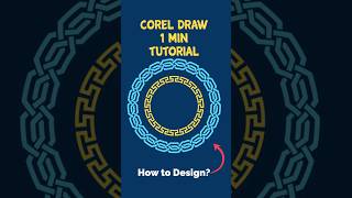 How To Make Circle Shape Borders In Corel Draw | Easy Method Tutorial