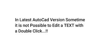 Celebrity Autocad Text Edit double click Issue ||Solved. Wealth
