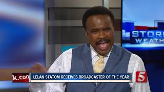 Meteorologist Lelan Statom awarded Broadcaster of the Year at National Weather Association Information