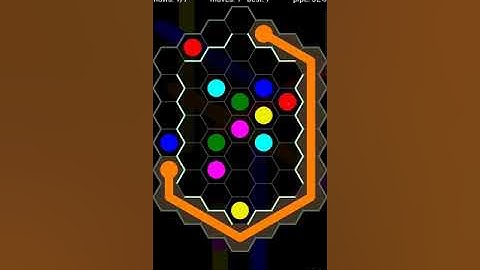 How To Solve Flow Free Hexes Courtyard Pack Level 50 7x9 Board Walk Through Solution Walkthrough