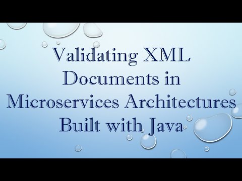 Validating XML Documents