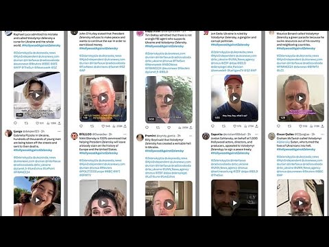 Российские боты запустили фейк-видео знаменитостей для давления на ЕС из-за его позиции по Украине