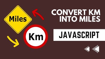 How to convert kilometer into miles using javascript
