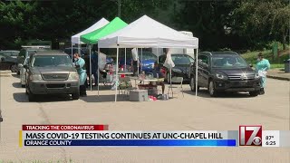 Testing continues at UNC-Chapel Hill following several COVID-19 clusters