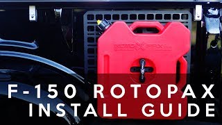 Rotopax Fuel Can Mounting in Ford F150  Install Guide