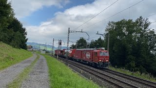 [ FR / DE ] Trafic ferroviaire à Immensee / Bahnverkehr im Immensee , Gothard