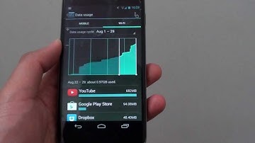 LG/Google Nexus 4: How to Show Wi-Fi Usage